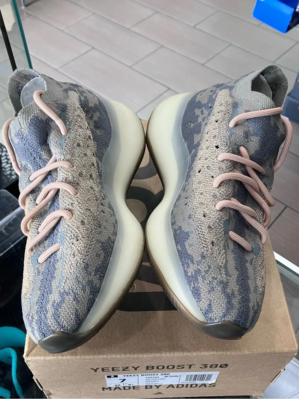 Women’s Adidas Yeezy Boost 380 Mist Size 8